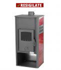 PRODUS NOU RESIGILAT USOR LOVIT DAR IN PERFECTA STARE DE FUNCTIONARE cod 26993 !!! Termosemineu pe lemne brichete si carbune Fornello Roma E Bordeaux 22 kW 49x45x103 cm – Fornello.ro