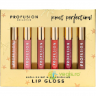 Set Gloss pentru Buze cu Stralucire Intensa si Efect Hranitor 6x15ml