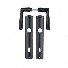 Maner tip sild pentru cheie, aluminiu, negru, 90 mm – MatHaus.ro