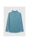 Bluza sport barbati – lenjerie termica – turcoaz – tehnologie 4FWarm – croiala regulara – FashionDays.ro