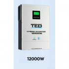 Invertor Solar (Fotovoltaic) 230V Off-Grid Hibrid, putere 12000W, TED Electric TED008374, tensiune baterie 48V, Litiu / LifePo4 – Vonmag.ro