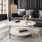 Masuta de cafea 90 X 90 X 36.8 Versy – Gold – Startdecor.ro