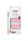 Unghii False  Salon Acrylic French Color – 28 buc – Roz bombon/Nude – FashionDays.ro