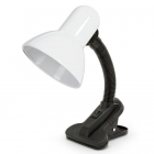 Lampa cu prindere tip clama cu soclu E27 – ALB/NEGRU Velamp TL1203-B – Vonmag.ro