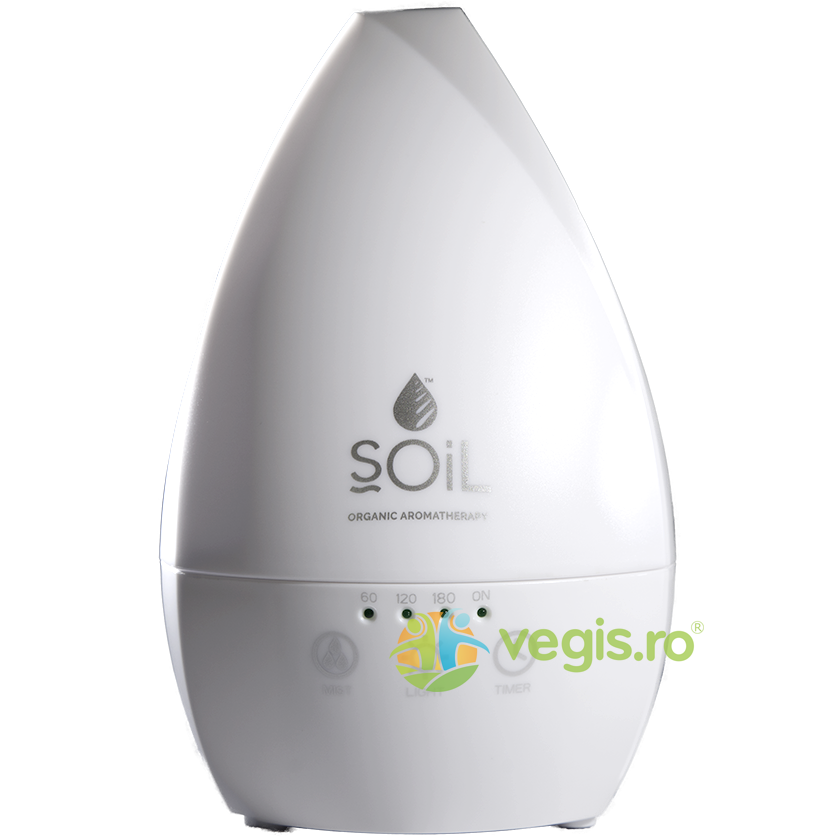 Oferte la Difuzor Alb de Aromaterapie Ultrasonic cu Lampa Led