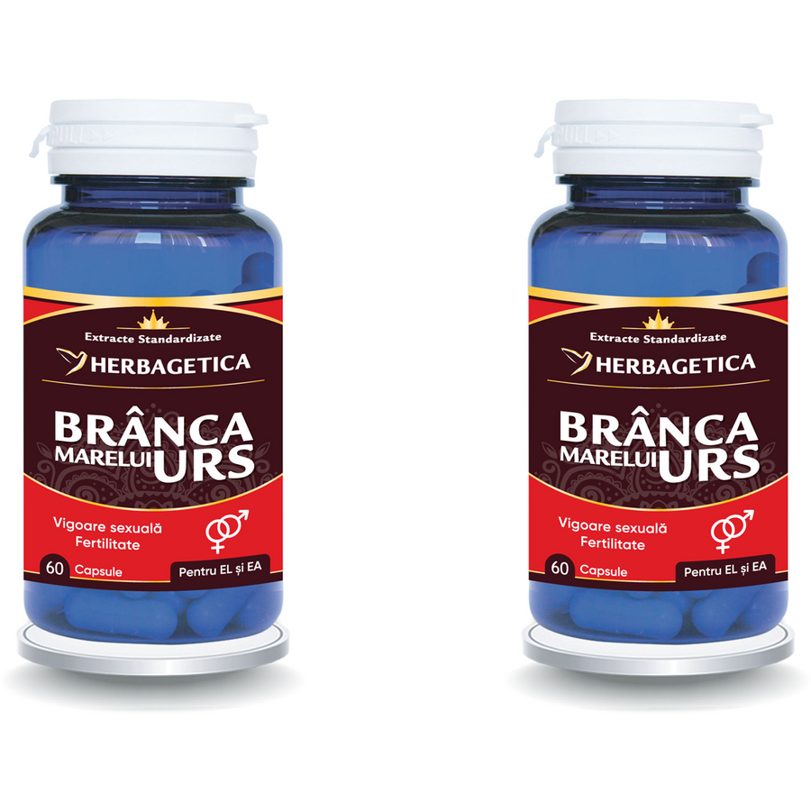 Oferte la Pachet Branca Marelui Urs 60cps+60cps (50% reducere la al doilea produs)