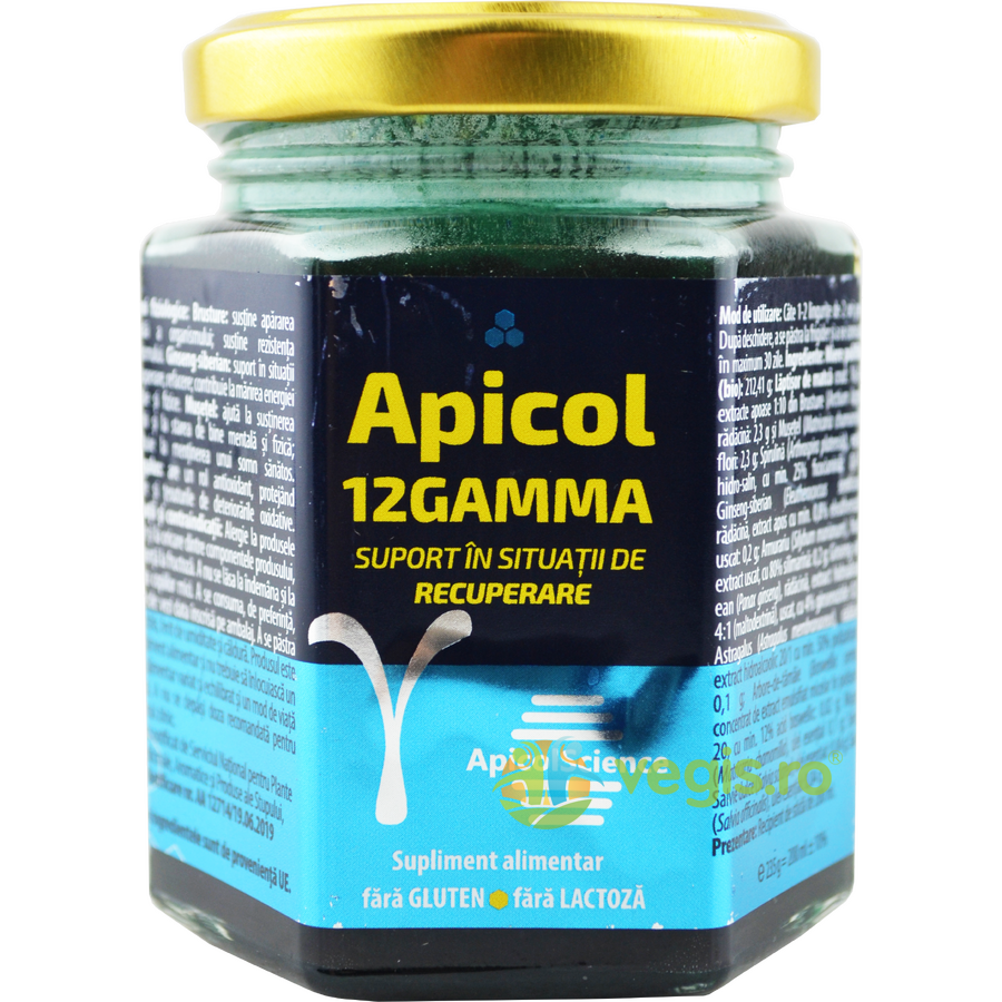 Oferte la Miere Albastra cu Spirulina si Tamaie Apicol12Gamma 200ml
