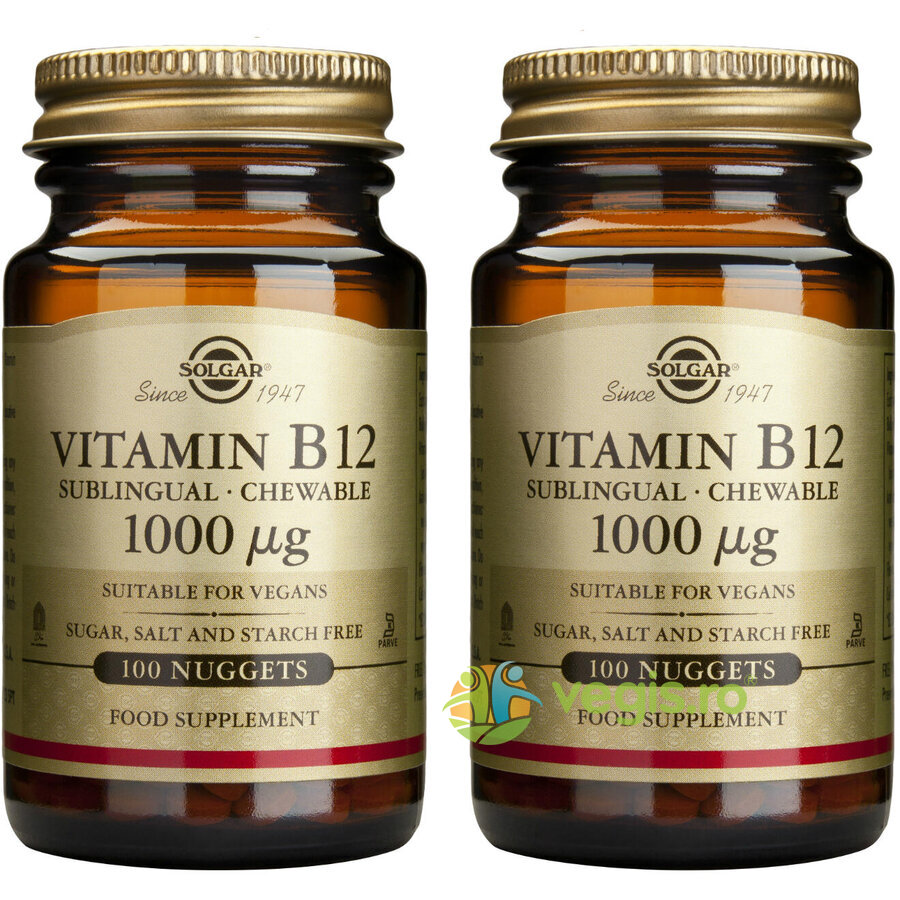 Oferte la Pachet Vitamina B12 1000mcg (Cobalamina) 100tb+100tb