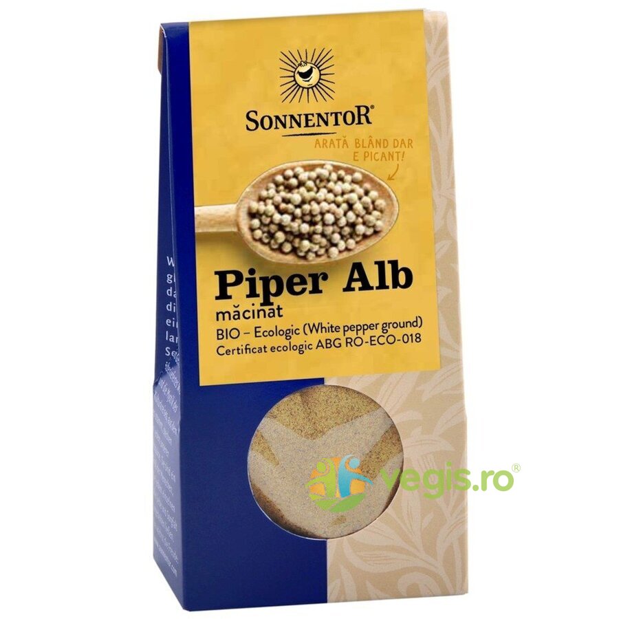 Oferte la Piper Alb Macinat Bio 35gr
