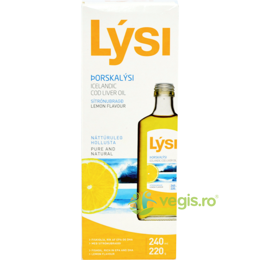Oferte la Ulei Din Ficat De Cod Cu Lamaie 240ml