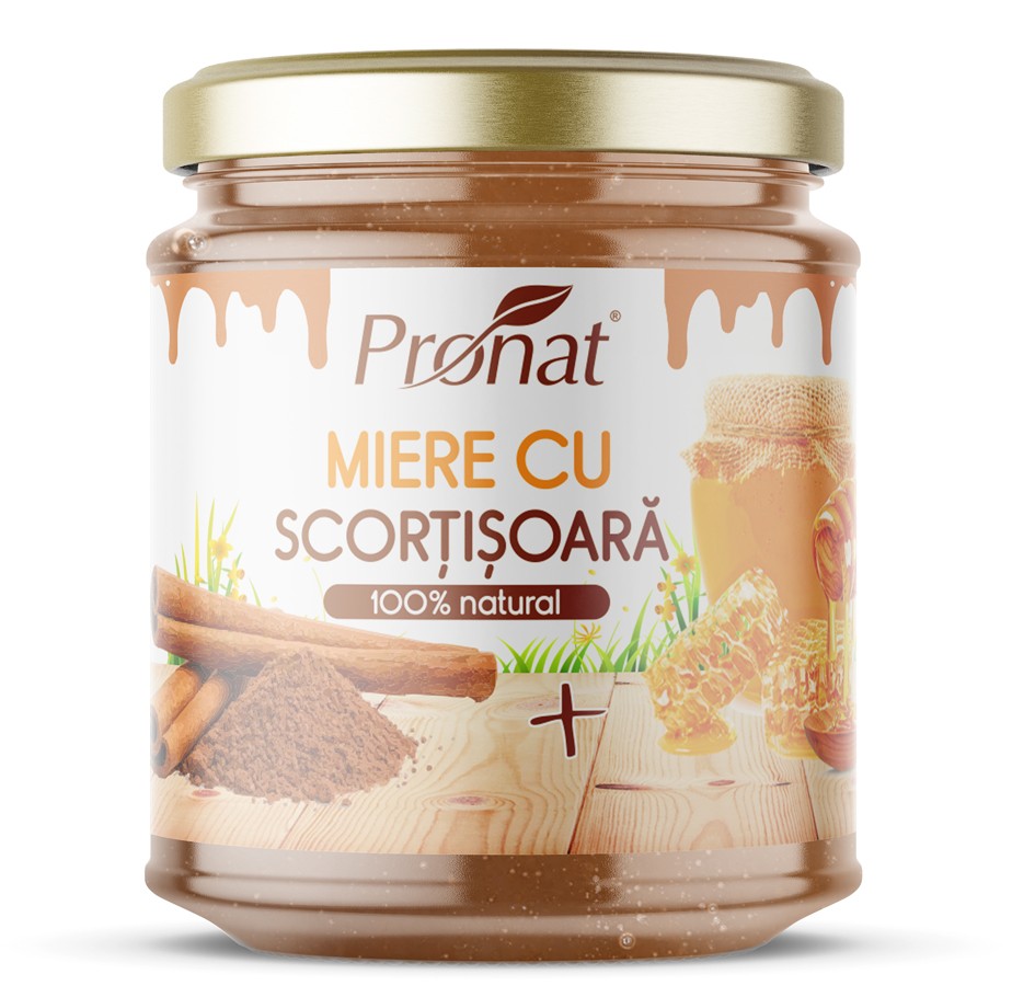 Oferte la Miere cu scortisoara, 220g Pronat