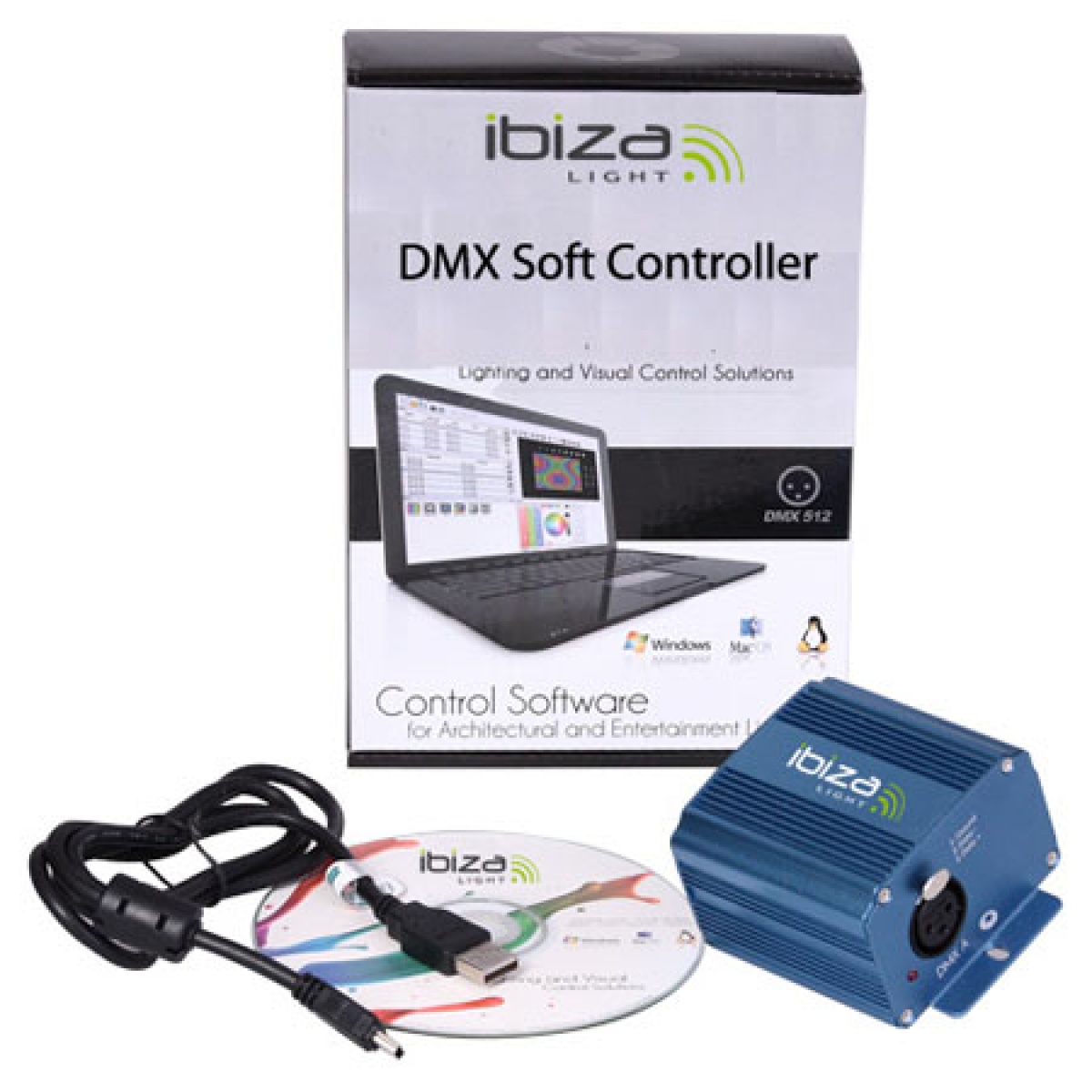 Oferte la CONTROLLER DMX 512 CANALE CU SOFT