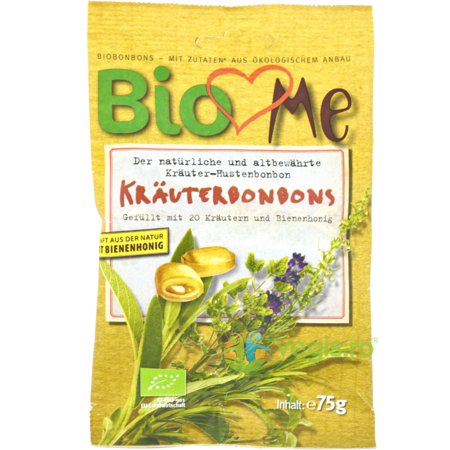 Oferte la Bomboane cu Plante si Miere Ecologice/Bio 75g