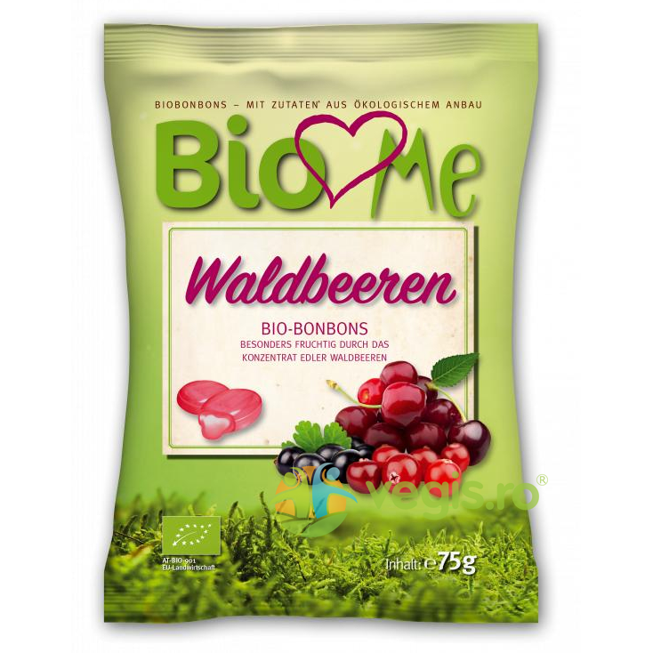 Oferte la Bomboane cu Fructe de Padure Fara Gluten Ecologice/Bio 75g