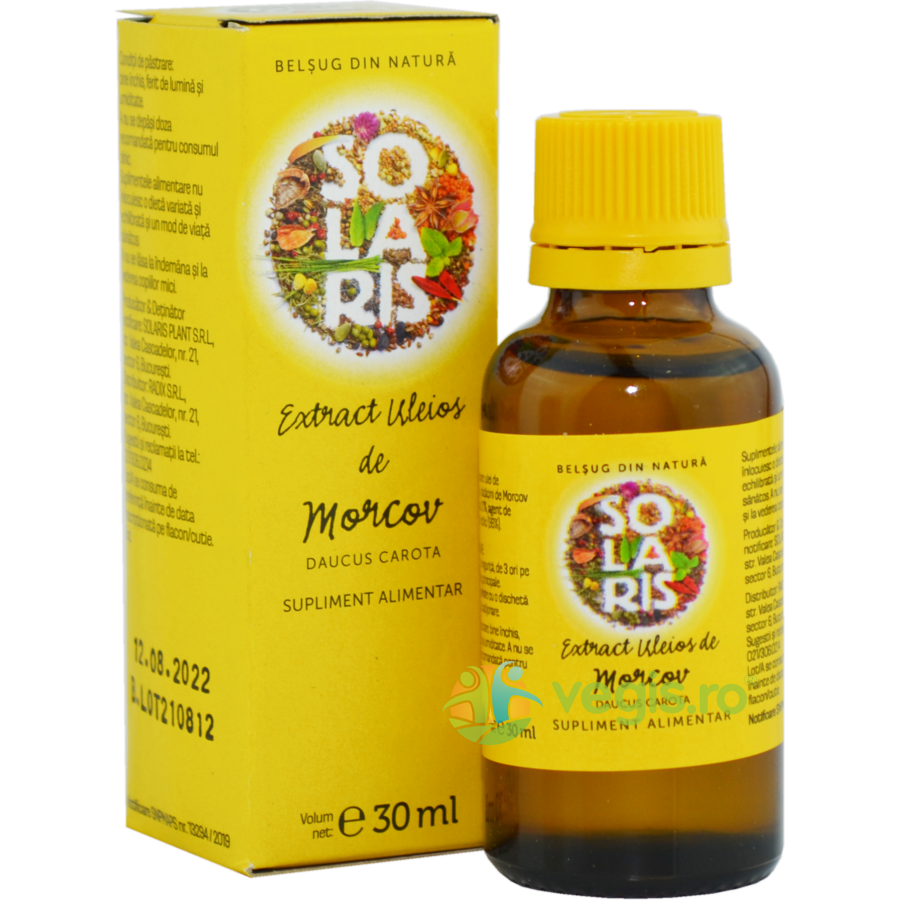 Oferte la Extract Uleios De Morcov 30ml