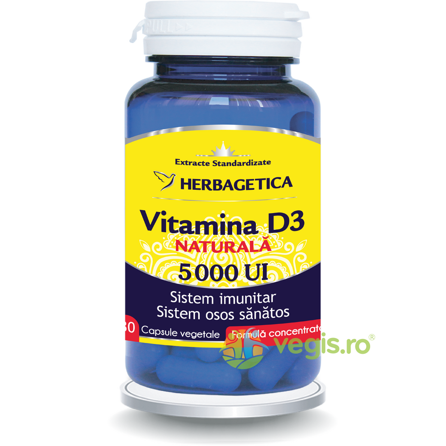 Oferte la Vitamina D3 Naturala 5000 U.I 30cps