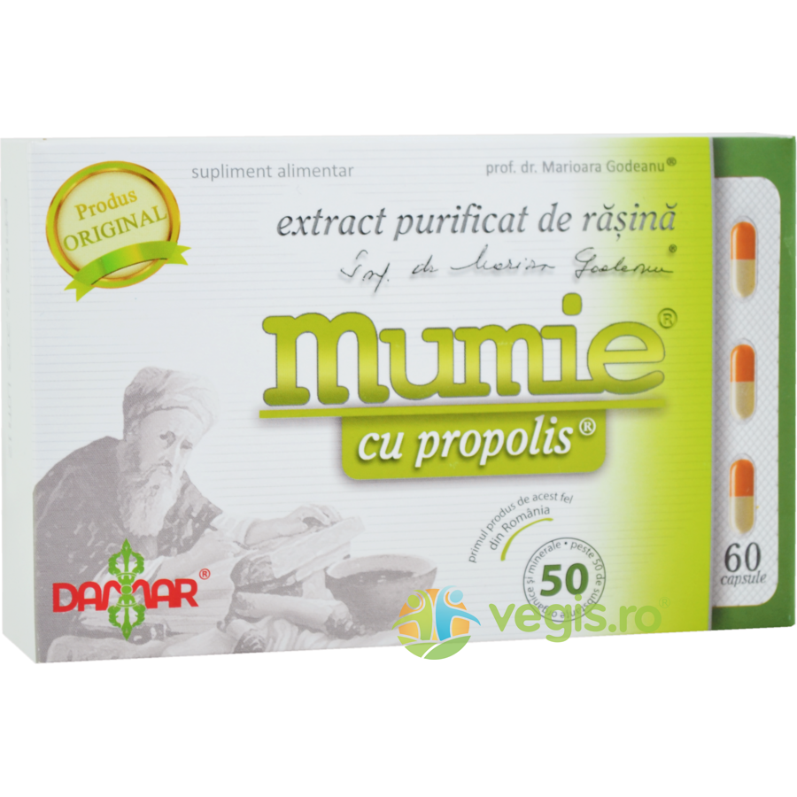 Oferte la Extract Purificat de Rasina Mumie cu Propolis 60cps