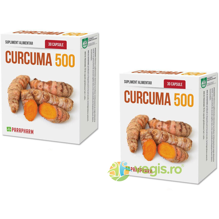 Oferte la Pachet Curcuma 500 30cps+30cps