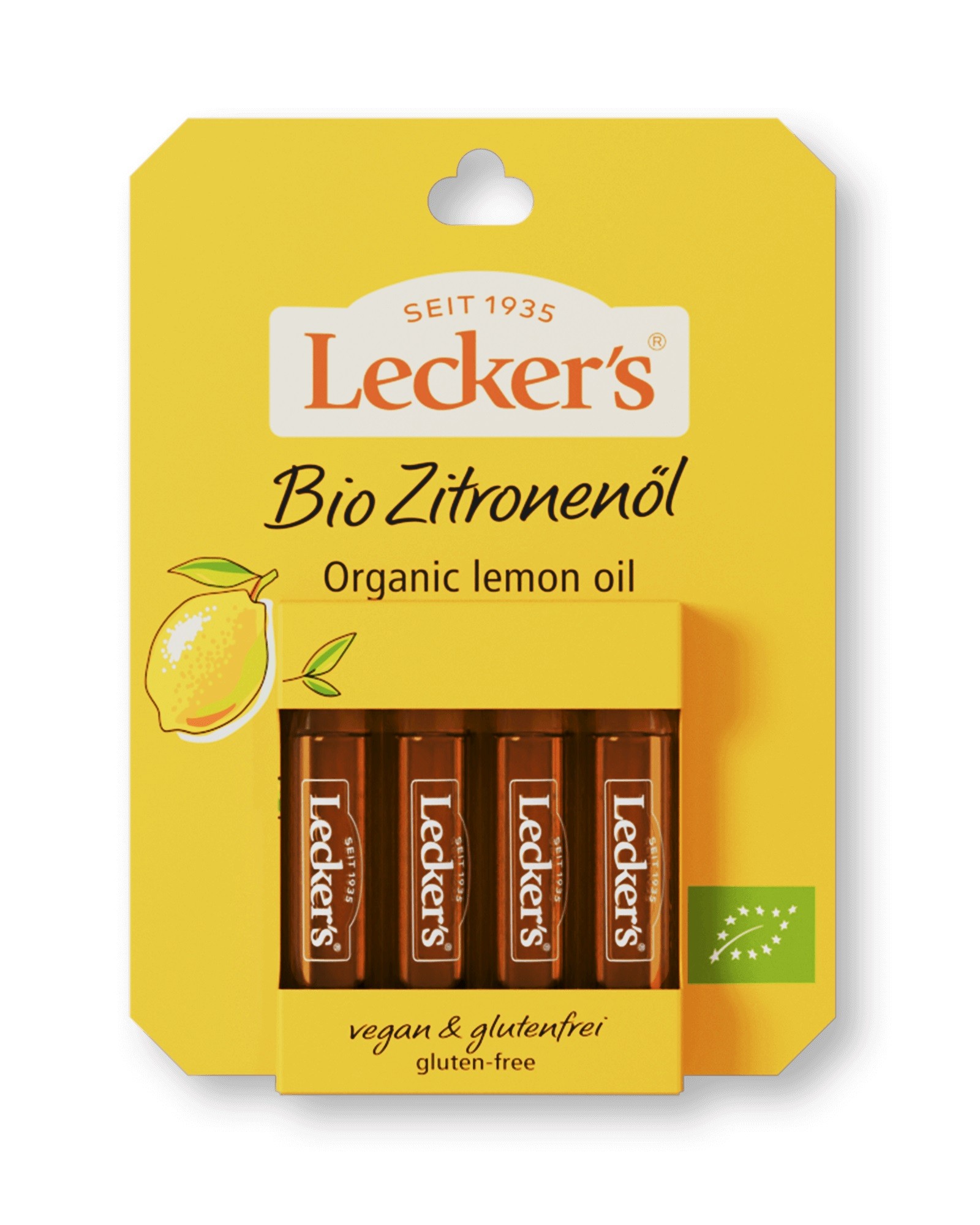 Oferte la Ulei de lamaie bio, 4x2ml Lecker's