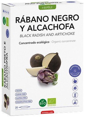Oferte la Ridiche neagra si anghinare bio, 200ml 20x10ml Bipole