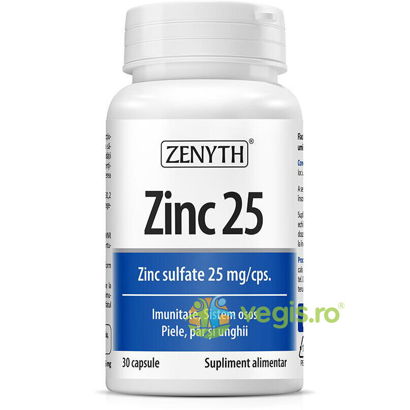 Oferte la Zinc 25mg 30cps