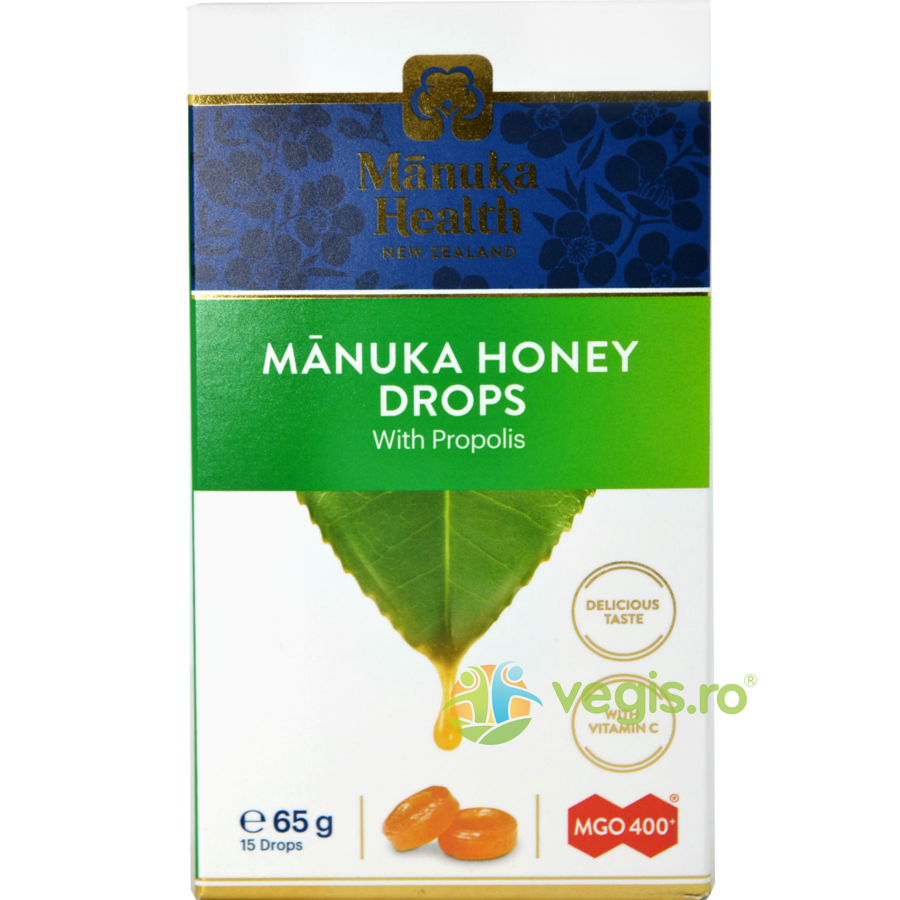 Oferte la Bomboane cu Miere de Manuka MGO™ 400+ si Propolis 65g