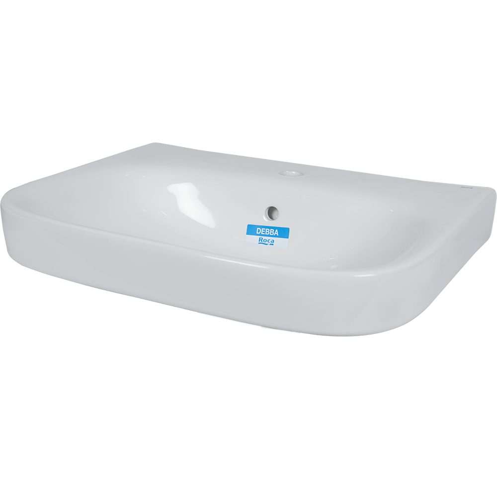 Oferte la Lavoar dreptunghiular Roca Debba, ceramica, alb, 60 x 48 x 15 cm