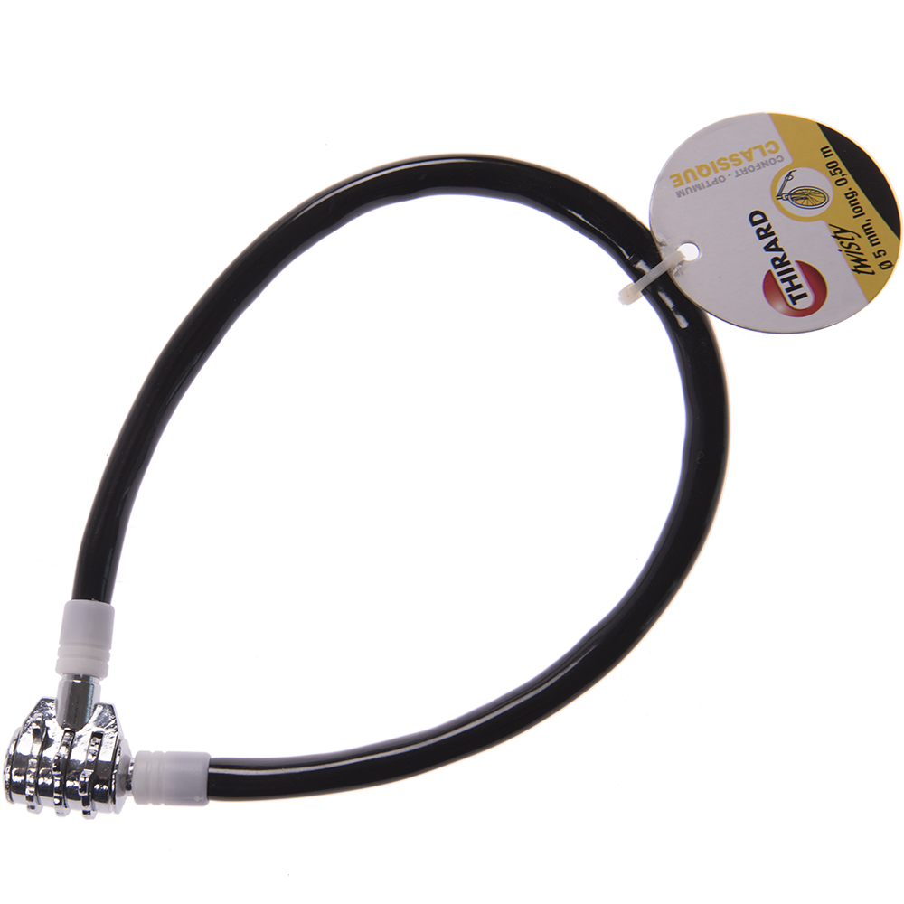 Oferte la Antifurt din otel, Thirard Twisty, L 500mm, D 5mm, 2 chei