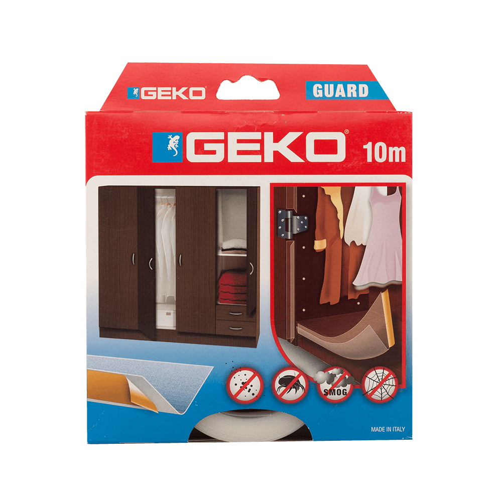 Oferte la Garnitura adeziva pentru mobila Geko Guard, transparent, 10 mm