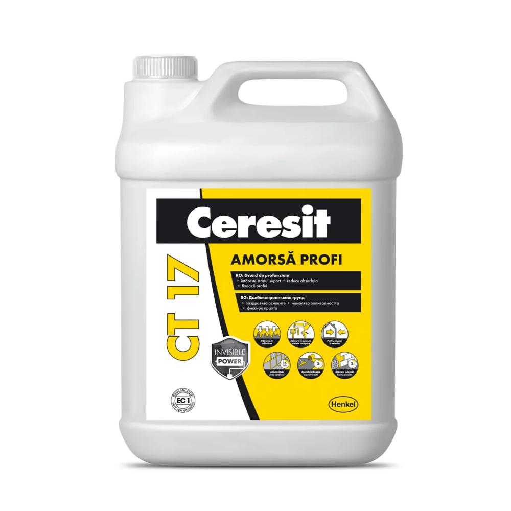 Oferte la Amorsa perete Ceresit CT 17, interior/exterior, 10 L
