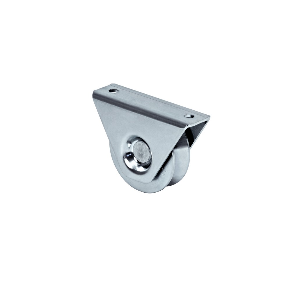 Oferte la Rola aplicata cu rulment Comunello, pentru porti culisante, otel zincat, profil V, diametru 98 mm