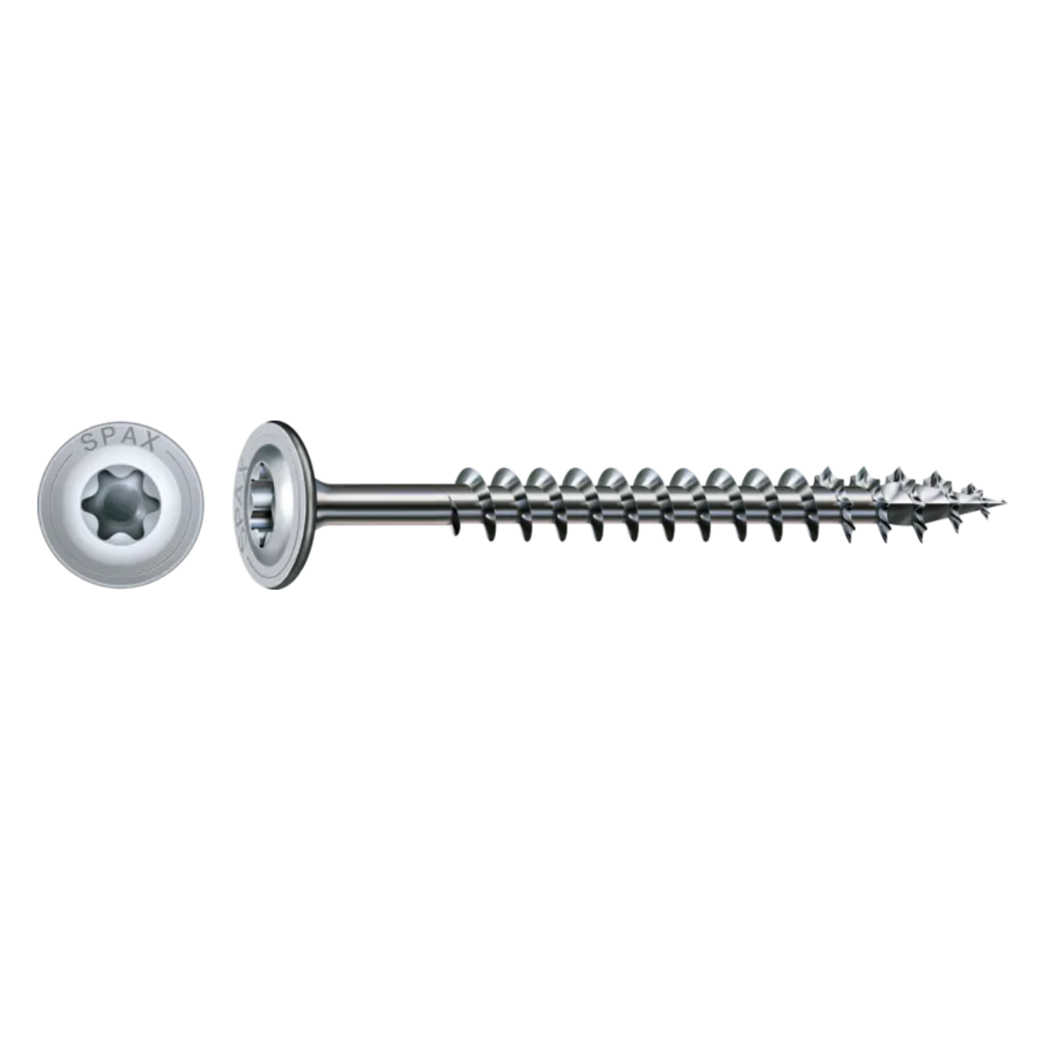 Oferte la Set holsuruburi Spax Wirox, cap saiba T-STAR Plus, otel zincat, 8 x 50 mm, 10 bucati