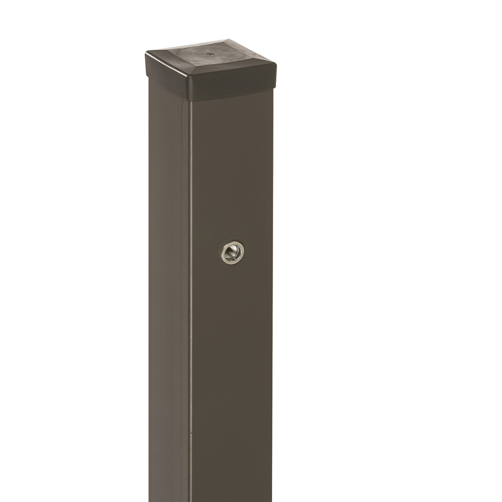 Oferte la Stalp poarta Cristal, otel, patrat, gri antracit, RAL 7016, 2 m, 70 x 70 mm