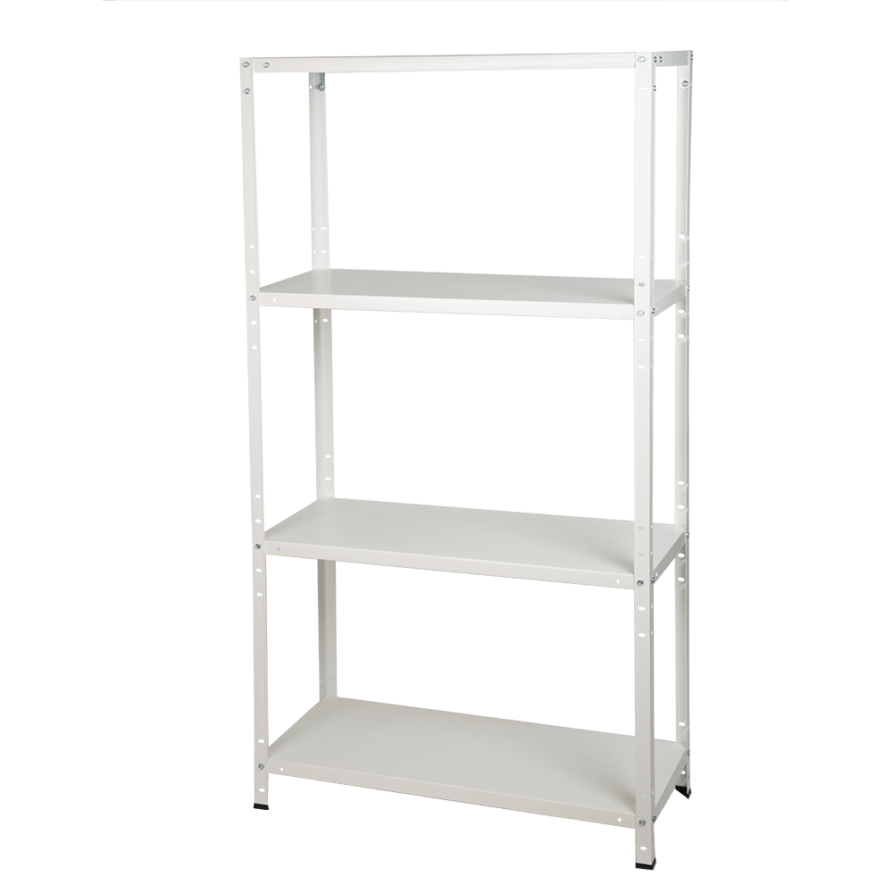 Oferte la Raft metalic cu 4 polite din metal, 75 kg/polita, 150 x 75 x 30 cm