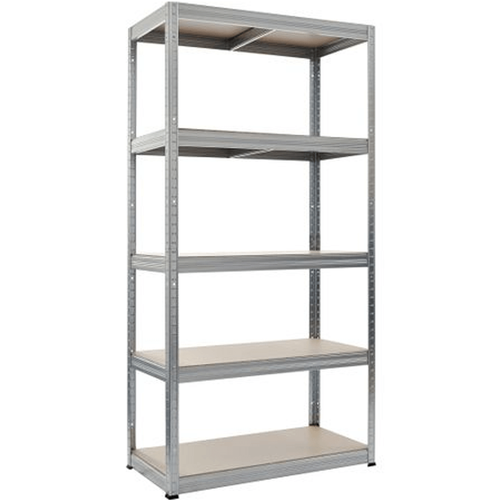 Oferte la Raft metalic cu 5 polite din MDF, 350 kg, 180 x 90 x 45 cm