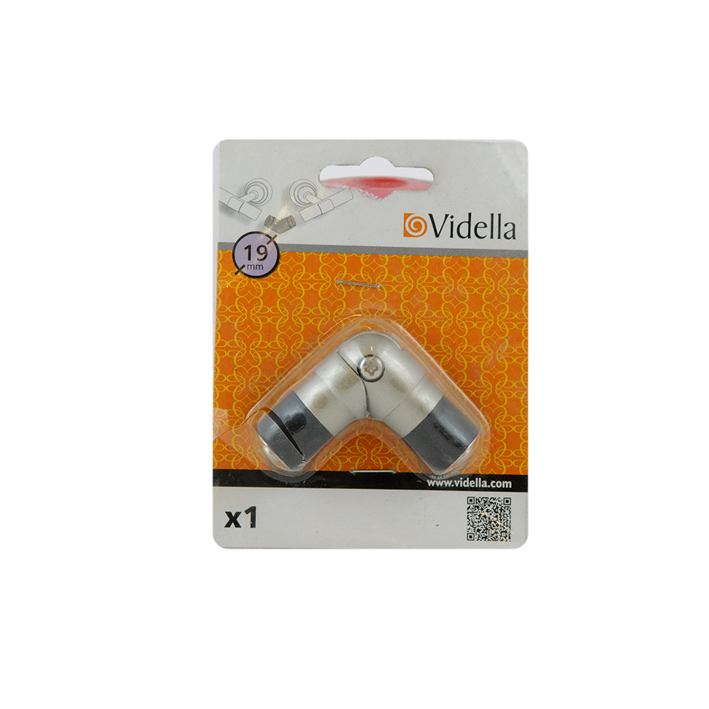 Oferte la Accesoriu galerie Cesar, conector de colt, satinat, D 19 mm