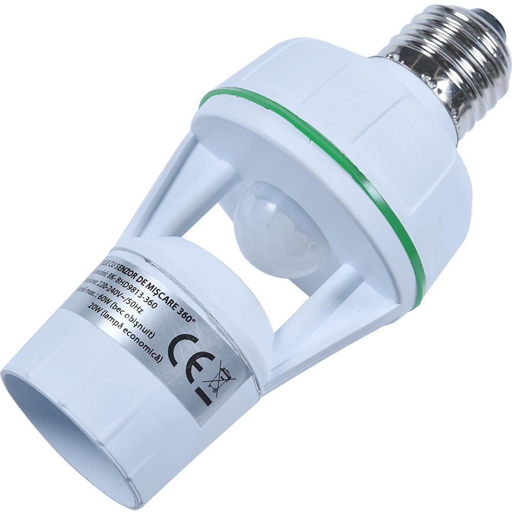 Oferte la Dulie cu senzor de miscare Benko, 360 grade, E27, distanta detectie 6 m