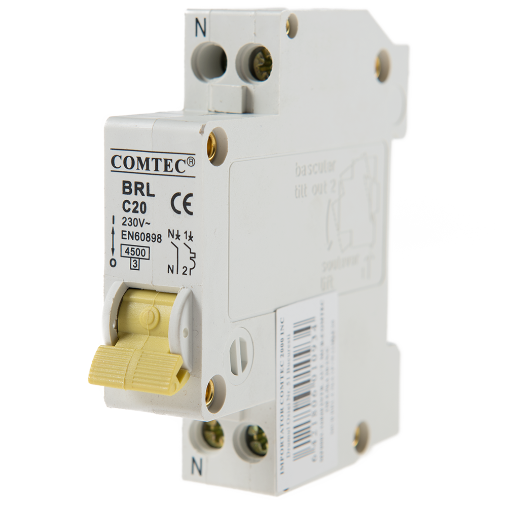 Oferte la Intrerupator automat Comtec 1P+N, 20A