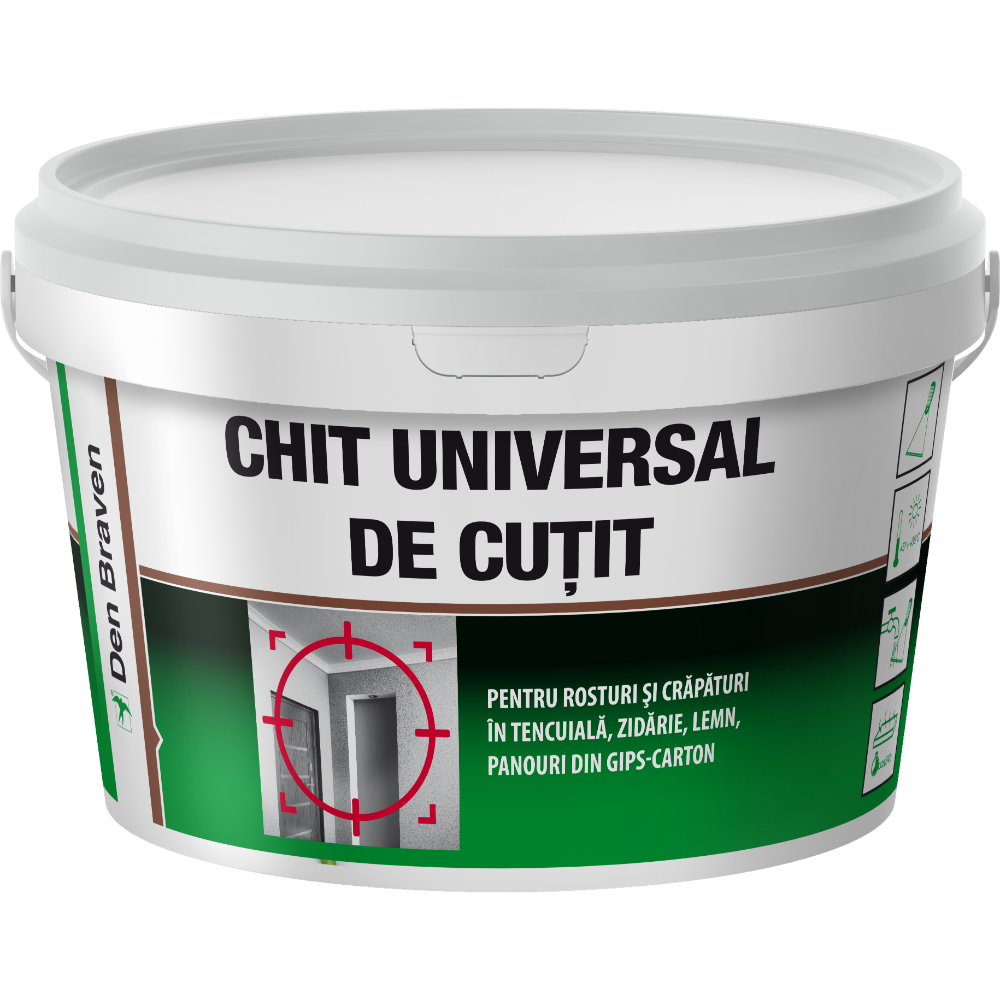 Oferte la Chit universal de cutit pentru interior, Den Braven alb, 0,4 kg