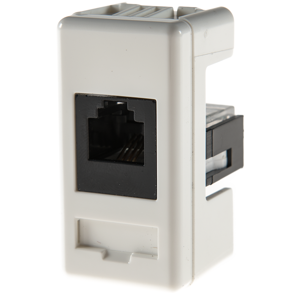 Oferte la Priza telefon RJ11 System Gewiss GW20251, 1 modul, alb