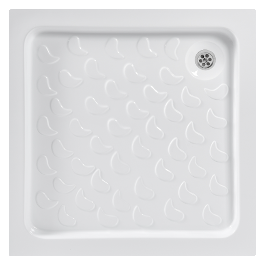 Oferte la  Cada dus Fibrocom Mercur, acril, patrata, 90 x 90 x 14 cm