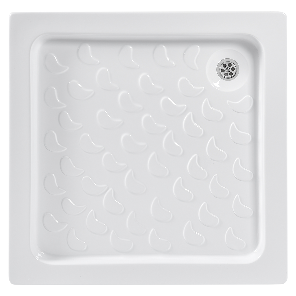 Oferte la Cada de dus Fibrocom Mercur, acril, patrata, 80 x 80 x 14 cm