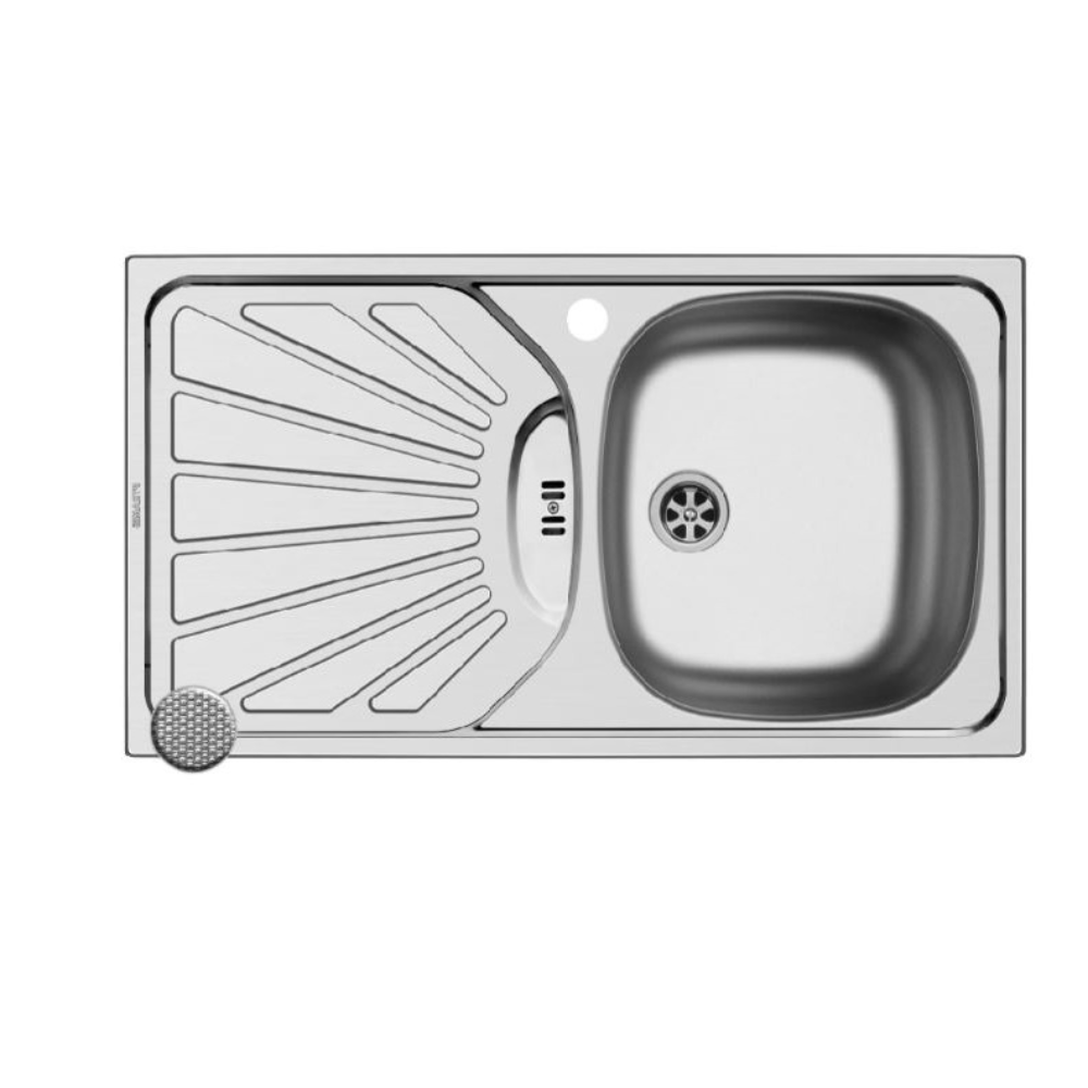 Oferte la Chiuveta bucatarie Pyramis ET 78, inox, 1 cuva dreapta, 780 x 435 mm