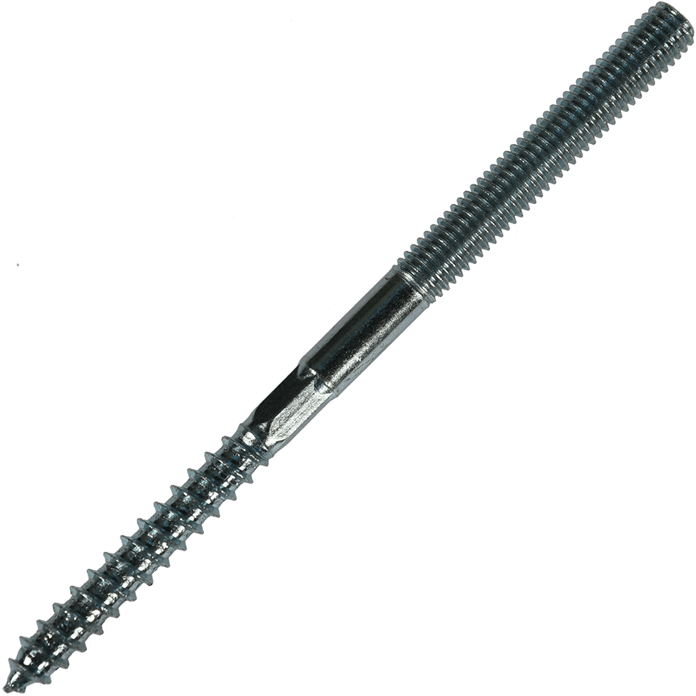 Oferte la Prezon pentru lemn si metal, otel zincat, M8 x 125 mm, L45/M50