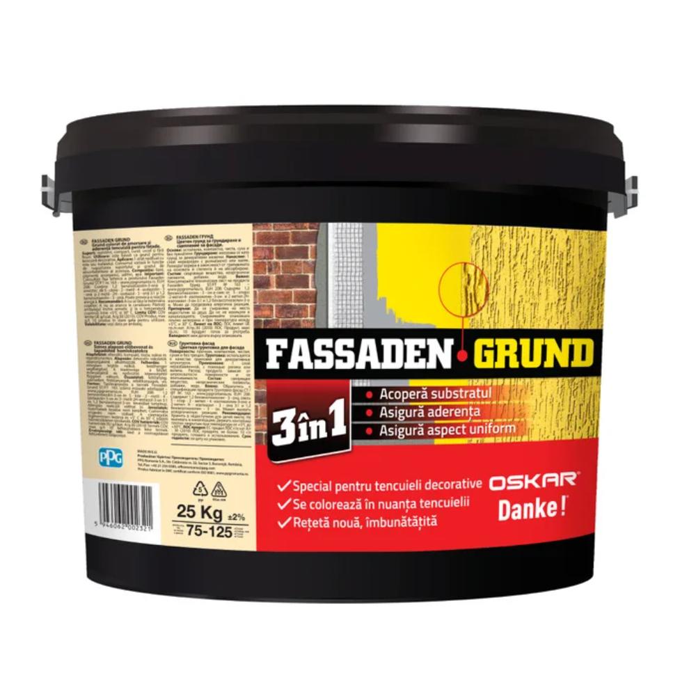 Oferte la Grund pentru tencuiala Oskar Fassaden, interior/exterior, 25Kg