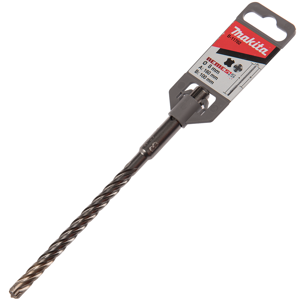 Oferte la Burghiu 4 taisuri Makita Nemesis, SDS-Plus, pentru beton, 160 x 8 mm