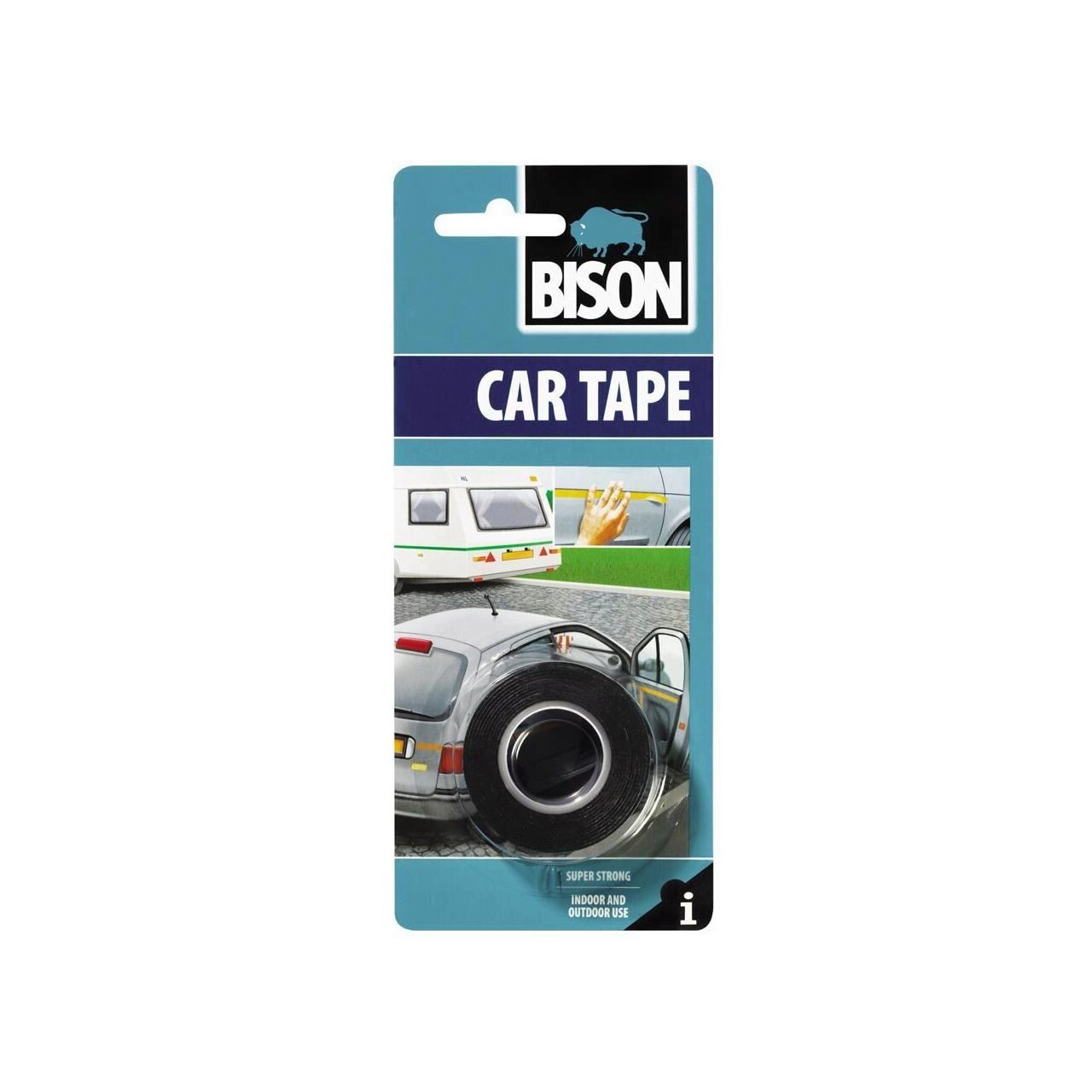 Oferte la Banda dublu adeziva pentru auto BISON Car Tape, negru, 19 mm x 1.5 m
