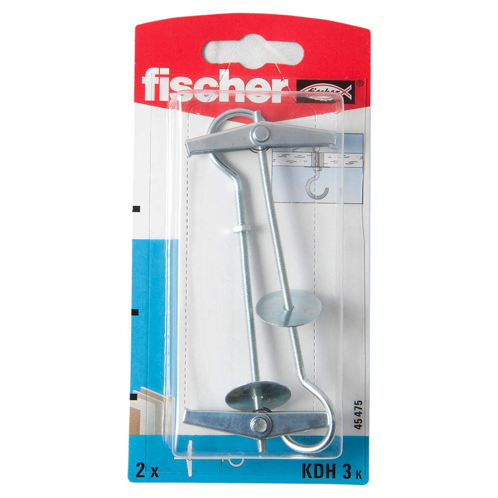 Oferte la Ancora metalica pentru fixari in cavitati cu carlig, Fischer KDH 3, 12 x 105 mm, 2 buc