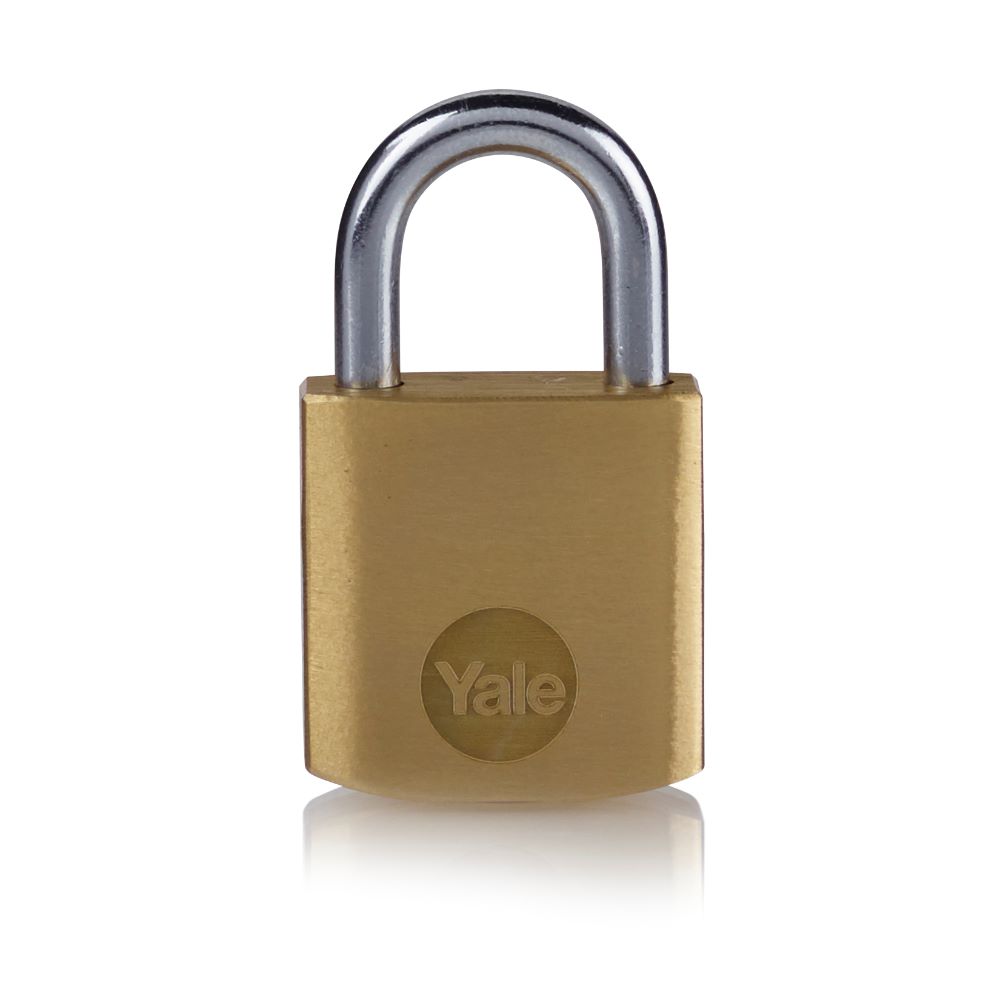 Oferte la Lacat din alama Yale Standard Protection, 25mm, 3 chei