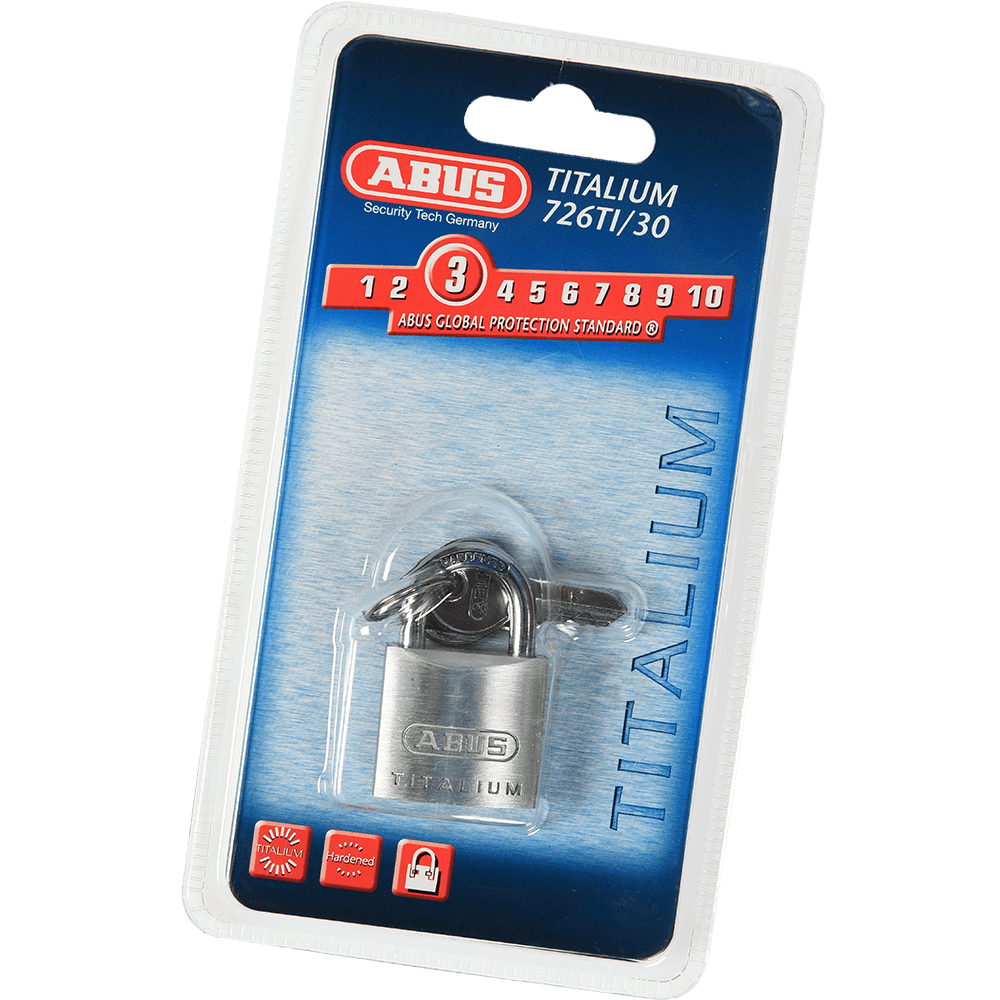 Oferte la Lacat din aluminiu, Abus Titalium 726TI, l 30mm, 2 chei